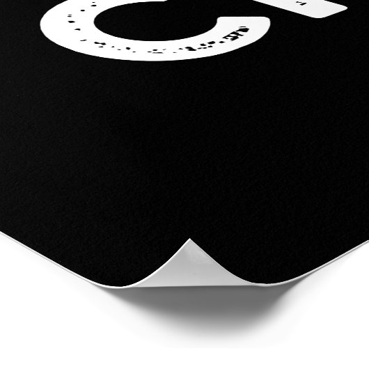 Wees niet zo rond als schimmeldoenerwolk als duist poster (Hoek)