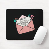 Wees niet zo streng voor jezelf, integratie quo muismat (Met muis)