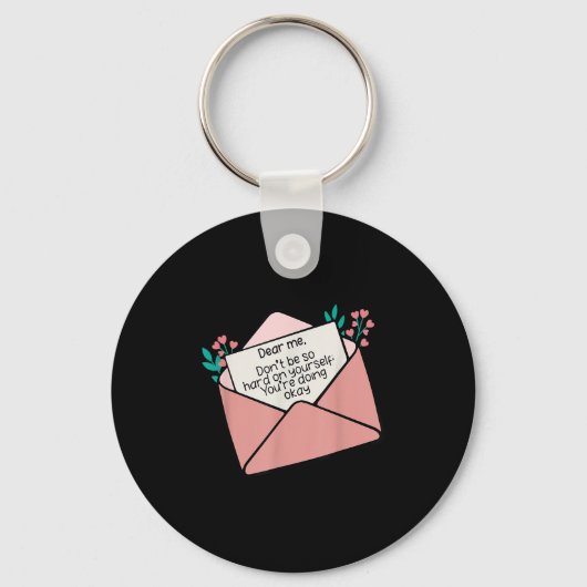 Wees niet zo streng voor jezelf, integratie quo sleutelhanger (Voorkant)