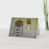 WEES NIET ZO VERDRIETIG... 50STE VERJAARDAG KAART (Voorkant)