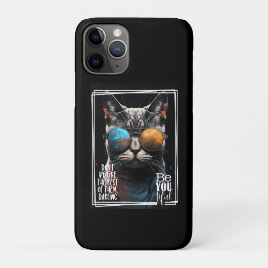 Wees niet zoals de rest van hen als jij-tiful! Case-Mate iPhone case (Achterkant)