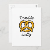 Wees niet zout briefkaart (Voorkant / Achterkant)