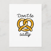 Wees niet zout briefkaart (Voorkant)