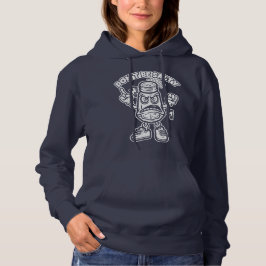 Wees niet zout, grappige illustratie hoodie