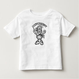 Wees niet zout, grappige illustratie kinder shirts
