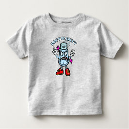 Wees niet zout, grappige illustratie kinder shirts