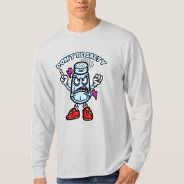 Wees niet zout, grappige illustratie t-shirt