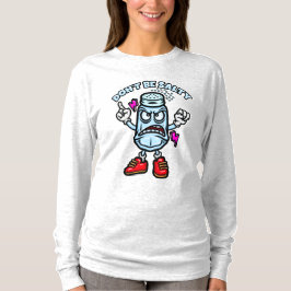 Wees niet zout, grappige illustratie t-shirt