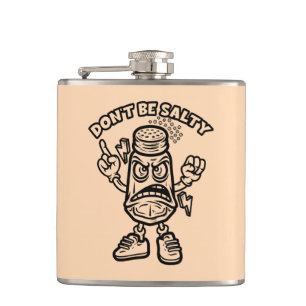 Wees niet zout heupfles