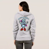Wees niet zout hoodie (Achterkant volledig)