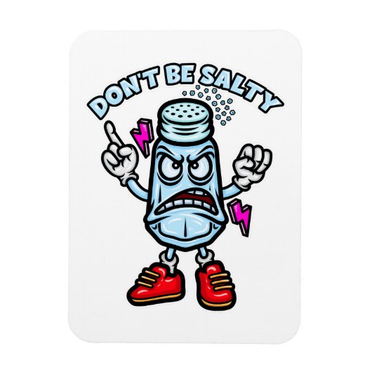 Wees niet zout magneet (Verticaal)