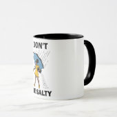 Wees niet zout mok (Voorkant rechts)