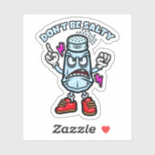 Wees niet zout sticker (Vel)