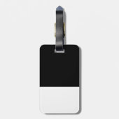 Wees nieuwsgierig bagagelabel (Achterkant verticaal)