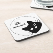 Wees nieuwsgierig drankjes onderzetter (Linkerzijde)