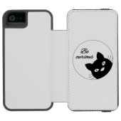 Wees nieuwsgierig incipio iPhone portemonnee hoesje (Agenda Open)