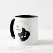 Wees nieuwsgierig mok (Voorkant links)