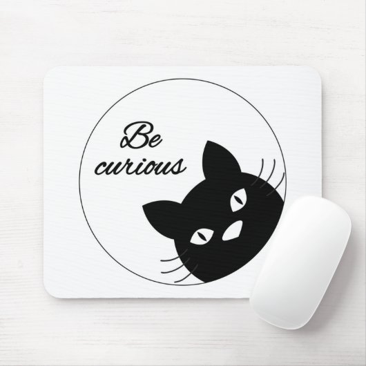 Wees nieuwsgierig muismat (Met muis)