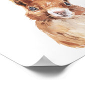 Wees nieuwsgierig rond de eekhoorn poster (Hoek)