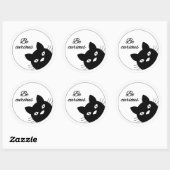 Wees nieuwsgierig ronde sticker (Vel)