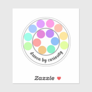 Wees nieuwsgierig sticker
