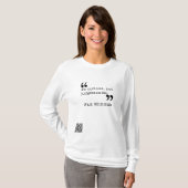 Wees nieuwsgierig t-shirt (Voorkant volledig)