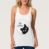 Wees nieuwsgierig tanktop (Voorkant)
