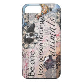 Wees nog één persoon die dieren pijn doet Case-Mate iPhone case (Achterkant)