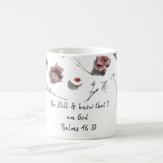 Wees nog steeds bloemige Mok (Center)