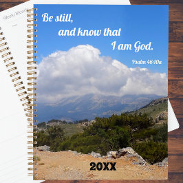 Wees nog steeds Christelijk Psalm 46:10 Bijbelvers Planner