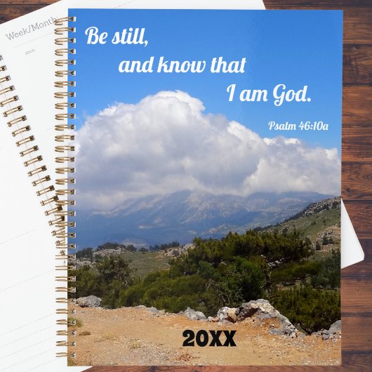 Wees nog steeds Christelijk Psalm 46:10 Bijbelvers Planner