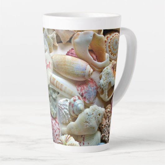 Wees nog steeds Christelijke scripts Latte Mok (Rechterhoek)