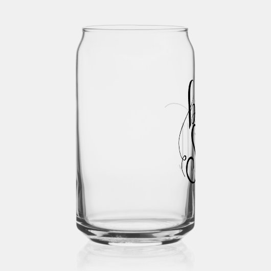 Wees nog steeds een ijsje koffieglas blikvorm glas (Rechts)