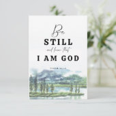 Wees nog steeds en weet dat ik God ben (Staand voorkant)