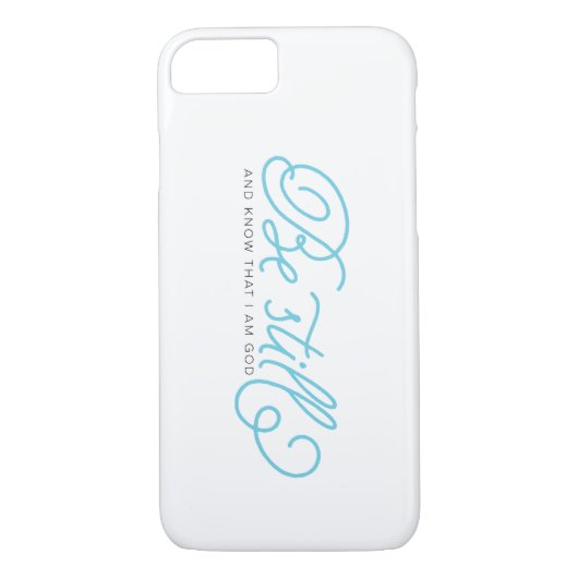 Wees nog steeds en weet dat ik God ben Case-Mate iPhone Case (Achterkant)