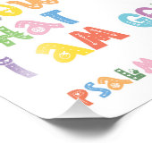 Wees nog steeds en weet dat ik God ben, de Schrift Foto Afdruk (Hoek)