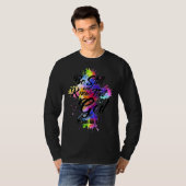 Wees nog steeds en weet dat ik God ben T-shirt (Voorkant volledig)