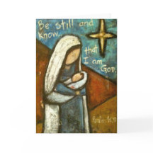 Wees nog steeds kerst Kaart