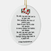 Wees nog steeds mijn Christelijke sol Hymn Keramisch Ornament (Rechts)