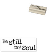 Wees nog steeds mijn soep rubberstempel (Gestempeld)