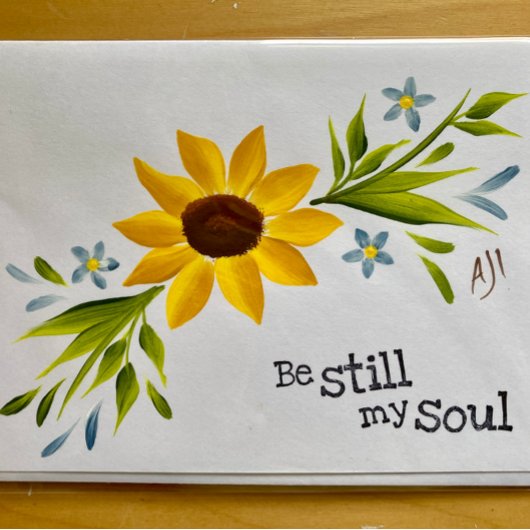 Wees nog steeds mijn soep rubberstempel