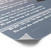 Wees nog steeds mijn zielenkerk Christelijk Hymn A Poster (Hoek)