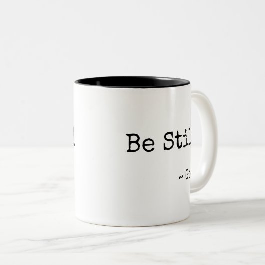 Wees nog steeds Mok (Voorkant rechts)