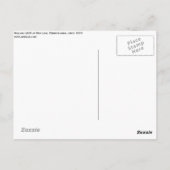 Wees nooit bang om eerlijk, eerlijk en eerlijk te  briefkaart (Achterkant)