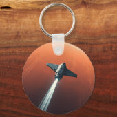 Wees nooit bang voor het onbekende sleutelhanger (Achterkant)