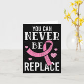 Wees nooit vervangen door bewustzijnsvergroting me kaart (Gele Bloem)