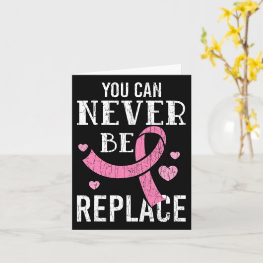 Wees nooit vervangen door bewustzijnsvergroting me kaart (Gele Bloem)