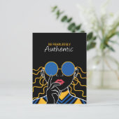 Wees onbevreesd authentiek briefkaart (Staand voorkant)