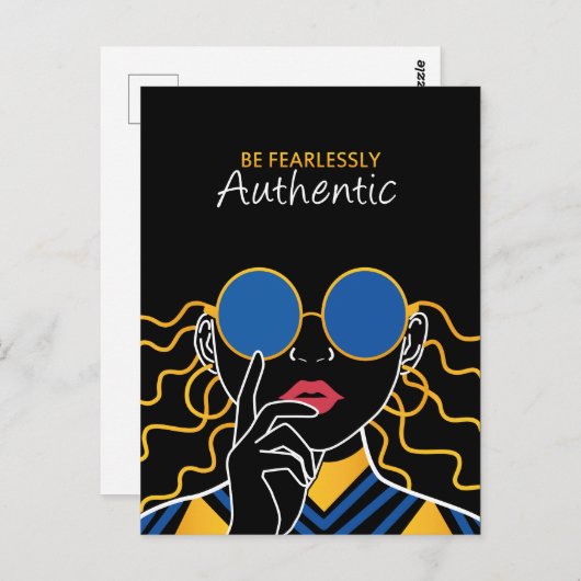 Wees onbevreesd authentiek briefkaart (Voorkant / Achterkant)