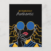 Wees onbevreesd authentiek briefkaart (Voorkant)